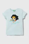 Dětské bavlněné tričko United Colors of Benetton