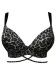 SugarShape Podprsenka 'Voilà'  sivá / čierna