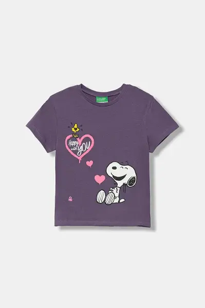 Dětské bavlněné tričko United Colors of Benetton