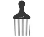 Hřeben na vlnité, kudrnaté/afro vlasy Sibel 8471027 - černý
