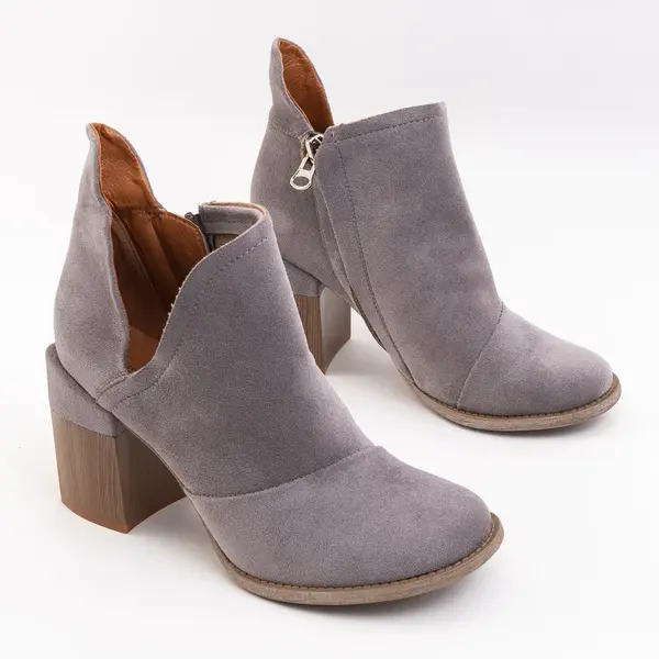 Resti Grey women's cutout boots Plinara - Footwear