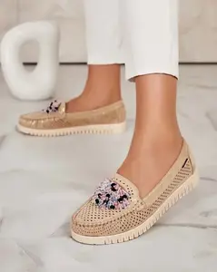 Resti Women's beaded openwork moccasins Namis