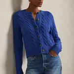 Vlněný svetr Polo Ralph Lauren dámský, modrá barva, 211972104