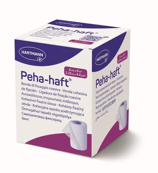 Hartmann PEHA-HAFT Obinadlo fixační kohesivní 6 cm x 4 m bílé