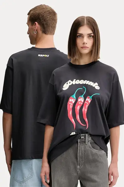 Bavlněné tričko Barrow šedá barva, F5BWUATH079