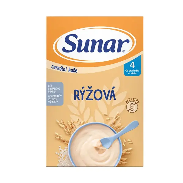 Sunar Cereální kaše rýžová 210 g