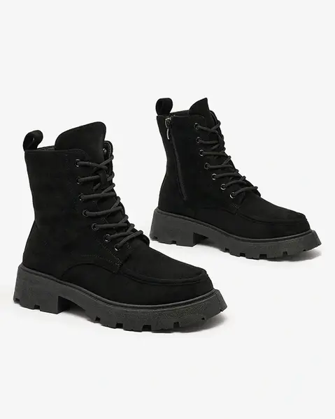 Resti Black women's Oroccar lace-up boots