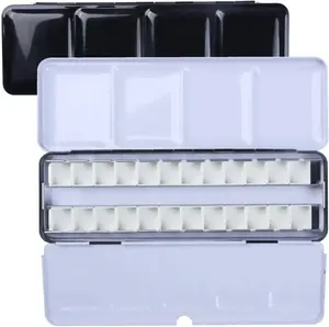 Akvarelová kazeta kovová 26ks