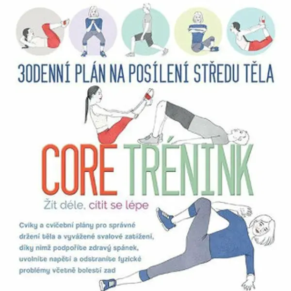 30denní plán na posílení středu těla - Core trénink - Murchisonová Anabel