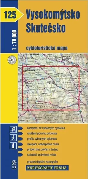 VYSOKOMÝTSKO SKUTEČSKO 1:70 000 - kolektiv autorů