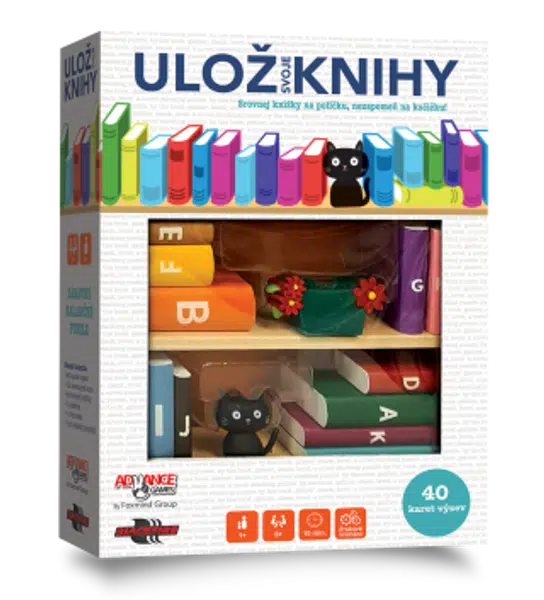 Ulož svoje knihy - logické hlavolamy