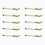 RidgeMonkey rovnátko Connexion D-Rig Kickers Weed Green 10ks Large