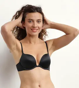 DIM SEXY PUSH UP BRA - Dámska push up podprsenka - čierna