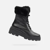 Black women's ankle boots Geox Felleny - Women's