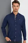 G974 DEWBERRY MEN'S SHIRT-NAVY BLUE