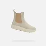 Beige women's ankle boots Geox Graisy - Women's