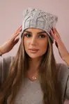 Kesi Čapica с fleece Sonia K201 tmavošedý