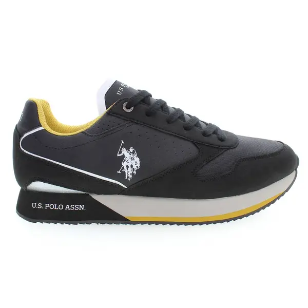 US POLO BEST PRICE BLACK MEN'S SPORTS SHOES