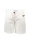 MURPHY &amp; NYE WOMEN'S WHITE BERMUDA TROUSERS