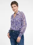 Purple women's blouse with collar ORSAY - Women's