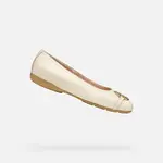 Cream women's ballet flats Geox Annytah - Women's