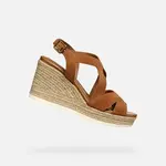 Brown women's sandals Geox Ponza - Women's