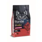 MONGE BWild Low Grain Adult All Breeds 2,5 kg kompletné krmivo pre dospelých psov všetkých plemien s jelením mäsom a so znížením množstvom obilnín
