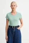 Bavlněné tričko G-Star Raw dámské, černá barva, D24533-4107