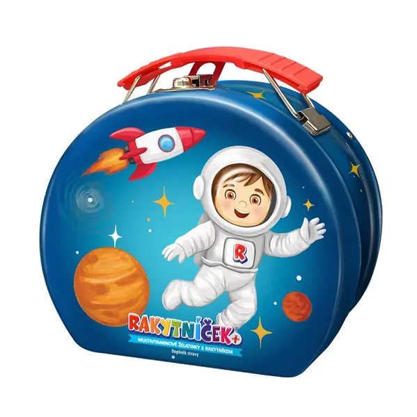 RAKYTNÍČEK+ multivitamínové želatínky 50 ks - Kufrík Vesmír 2025