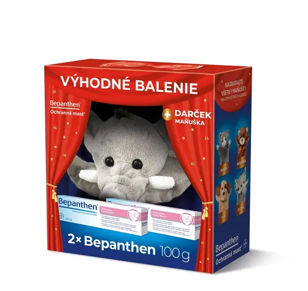 Bepanthen Ochranná masť + darček Maňuška