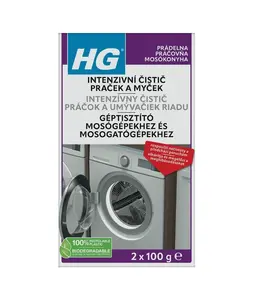 HG Intenzivní čistič praček a myček 2x100 g