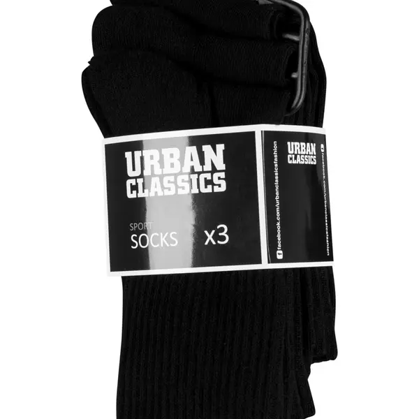 Sportovní ponožky 3-Pack černé