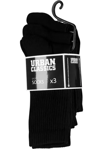 Unisex ponožky Urban Classics Sport Socks 3-Pack
