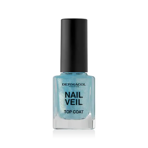 DERMACOL Nail veil top coat Sparkling ocean