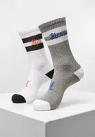 Nebe Hell Socks 2-Pack šedá/bílá