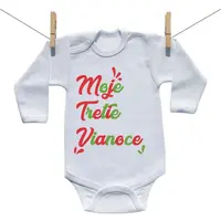 Boodyy Body s dlhým rukávom Moje tretie Vianoce 74 (6-9 mesiacov)