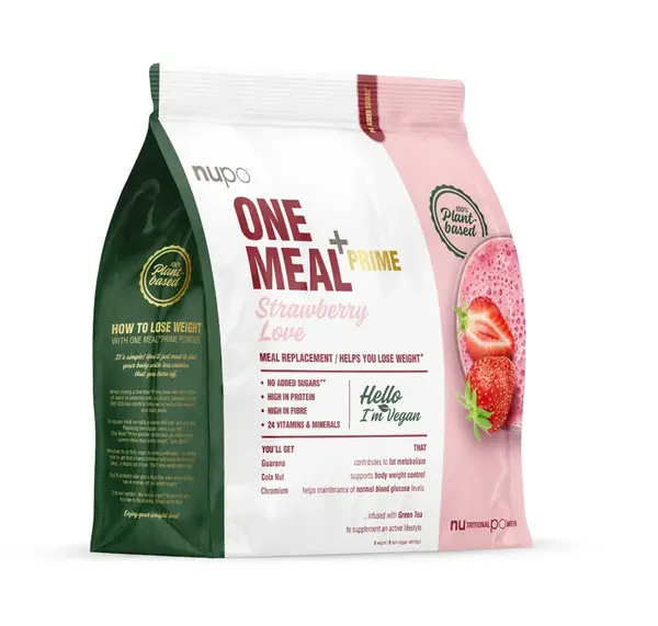 NUPO DIÉTNY NÁPOJ JAHODA ONE MEAL +PRIME VEGAN