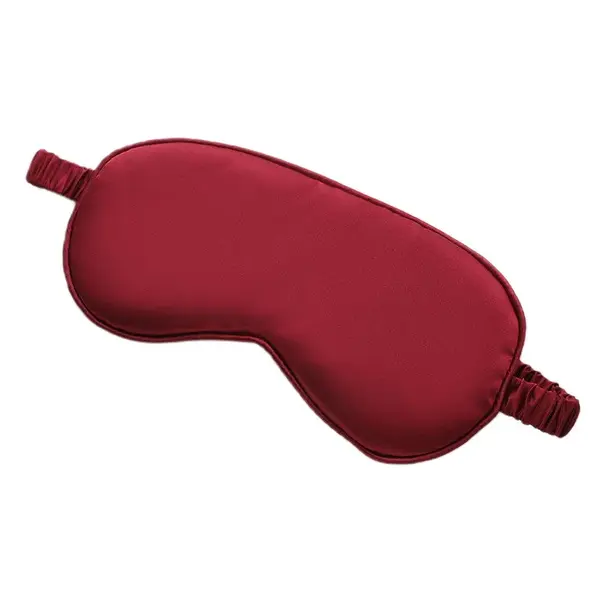 Livefy maska na spanie Silk, bordová