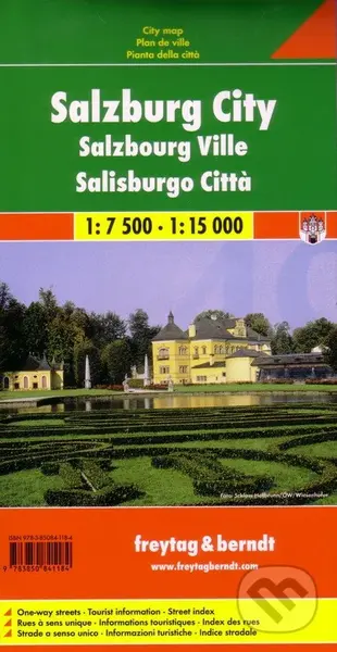 Salzburg 1: 7 500  1:15 000 (Mapa mesta)