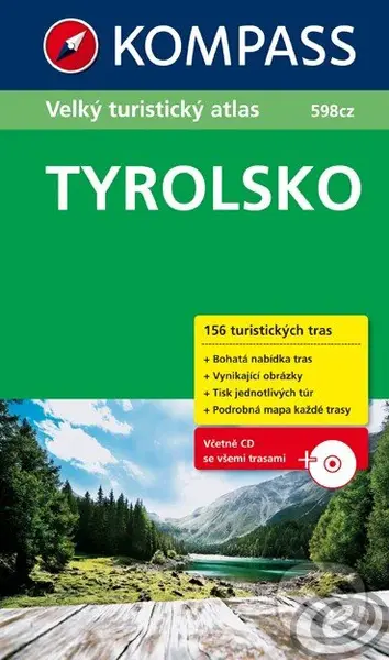 Tyrolsko (Velký turistický atlas (mapa 598cz))
