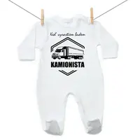 Boodyy Overal Keď vyrastiem budem kamionista 56 (0-2 mesiace)