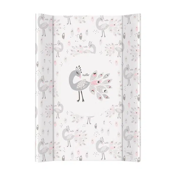 Podložka prebaľovacia 2-hranná s pevnou doskou (50x70) Comfort Lolly Polly Peacock
