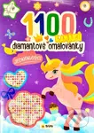 Diamantové omalovánky Jednorožci - 1100 kamínků - kniha z kategorie Omalovánky