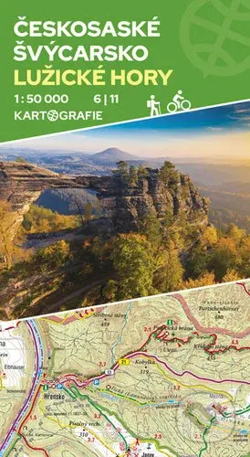 Českosaské Švýcarsko, Lužické hory (1 : 50 000)