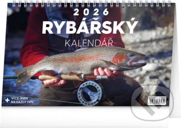 NOTIQUE Stolní Rybářský kalendář 2026