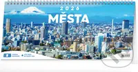 NOTIQUE Stolní kalendář Města 2026 (řádky, 2-týdenní)