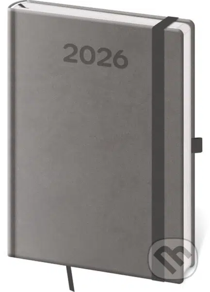 Denní diář Print Pop 2026 (šedý) (A5)