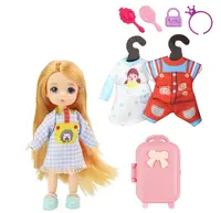 Bábika cestovateľka 13cm