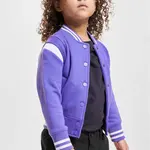 Inset College Sweat Jacket purpleday/white