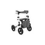 Odľahčené 4-kolesové chodítko RANGER bielo-čierne